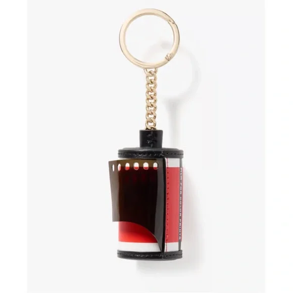 🎞️ Picture This 3D Camera Film Roll Keyfob Keyring Bag Charm NEW NWT